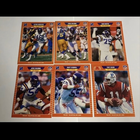 Vintage 1989 Pro Set Football Cards Lot of 134 Cards - Picture 10 of 12